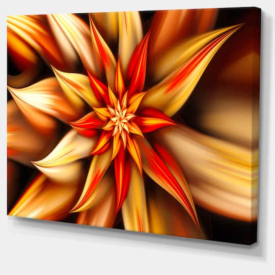Designart - Beautiful Brown Flower Petals